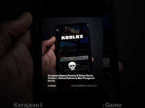 Malaysia Bakal BAN ROBLOX? | Viral Roblox Malaysia #viralvideo