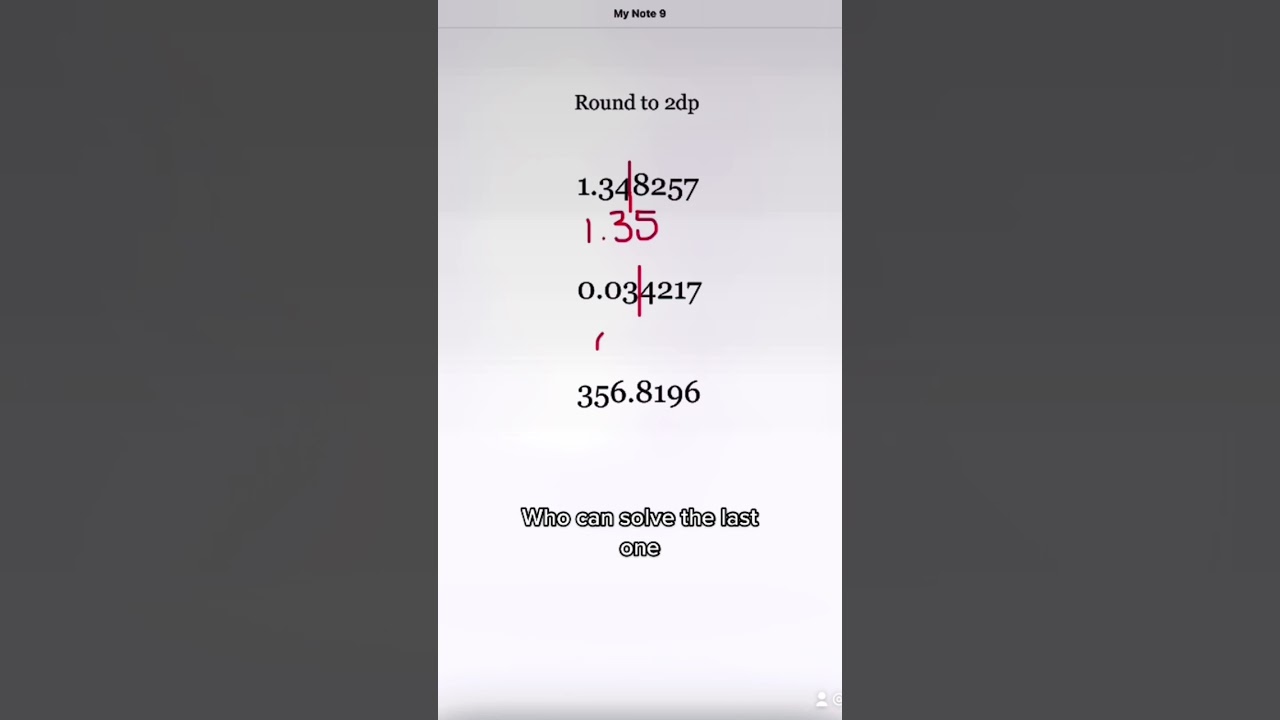 Understanding Decimal Rounding