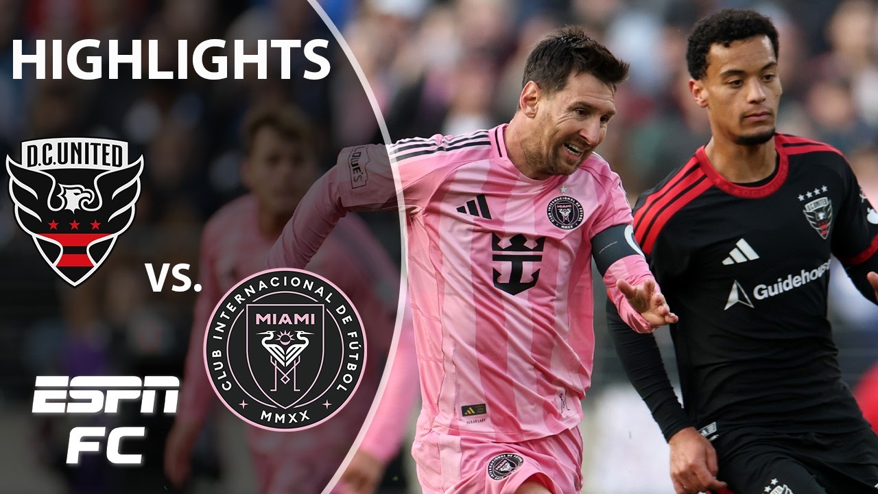 D.C. United vs. Inter Miami Highlights | Messi & De Paul Score ⚽