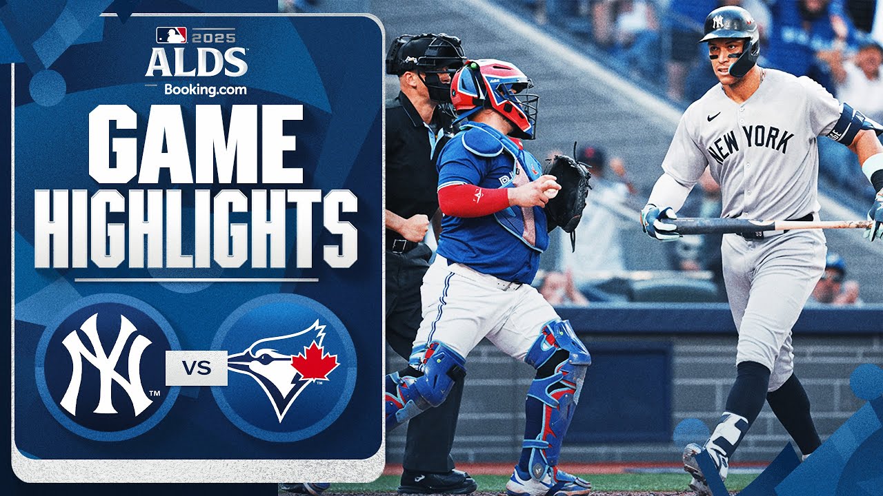Yankees vs. Blue Jays ALDS Game 1 Highlights | Exciting Playoff Action (10/4/25) ⚾