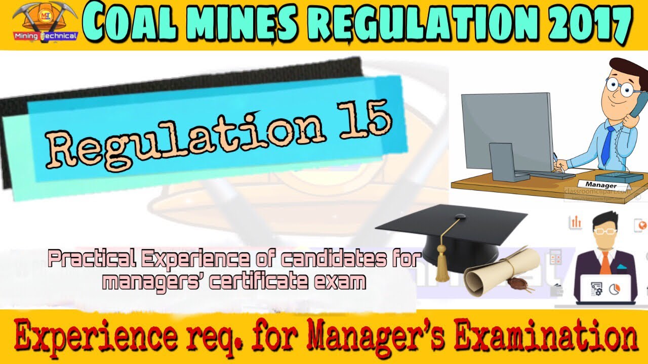 Regulation 15: Practical Experience for Manager Exam 🛠️