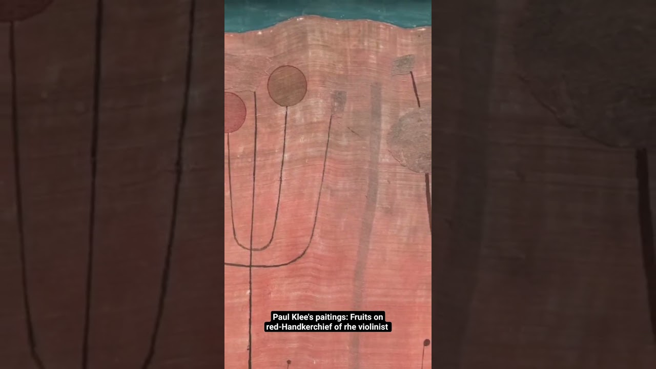 Paul Klee's 'Fruits on Red-Handkerchief' of the Violinist