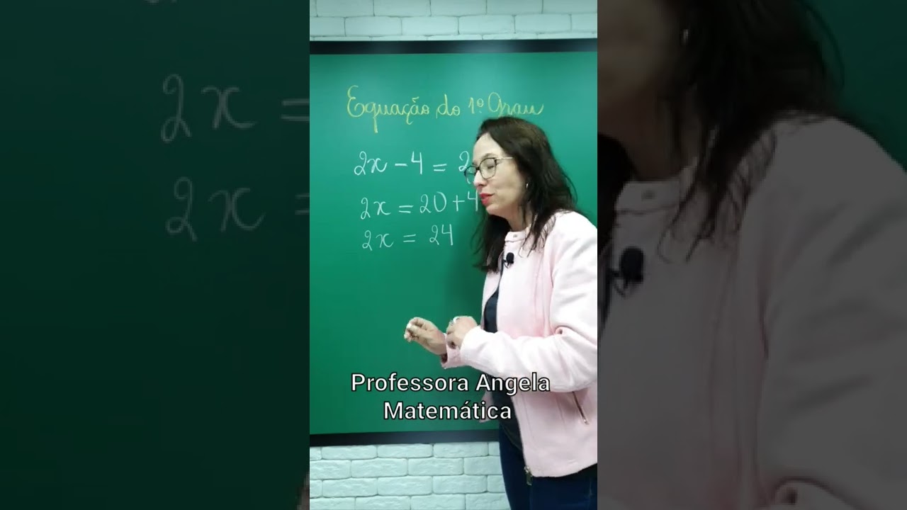 Como Encontrar o Valor de x na Equação do 1° Grau | Dicas da Professora Angela ✏️