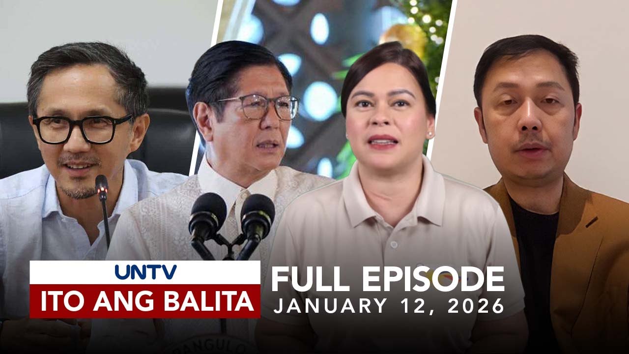 UNTV: Balita Jan 12, 2026 – Zaldy Co's Luxury Vehicles & VP Sara Impeachment