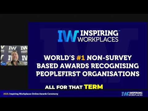 Transforming the World of Work with Inspiring Workplaces Awards