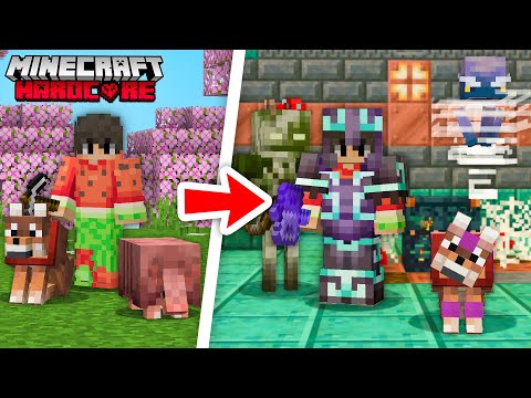 J'ai TESTÉ la NOUVELLE mise à jour 1.21 sur Minecraft Hardcore (incroyable)