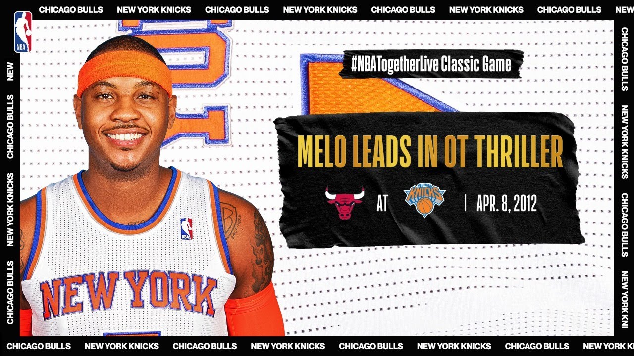 Epic Easter Sunday OT Battle: Carmelo Anthony's 43 Points Lead Knicks Past Derrick Rose's Bulls 🏀
