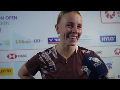 Mia Blichfeldt reveals what Coach Toma Popov Senior told her after match - HYLO Open 2025