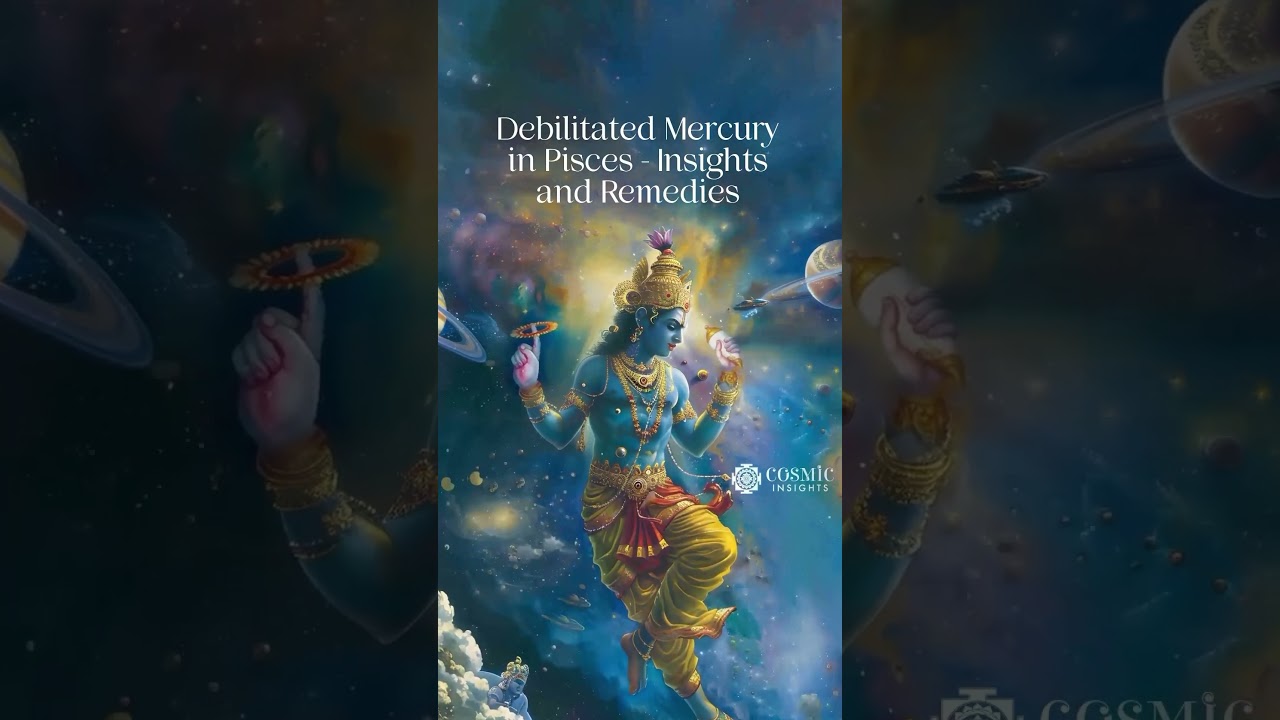 Debilitated Mercury in Pisces - Insights & Remedies #astrology