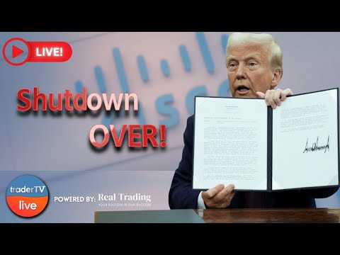 AI STOCKS SURGE 🚀 $CSCO $NVDA Lead 🎬 $DIS -4% | Live Trading Nov 13