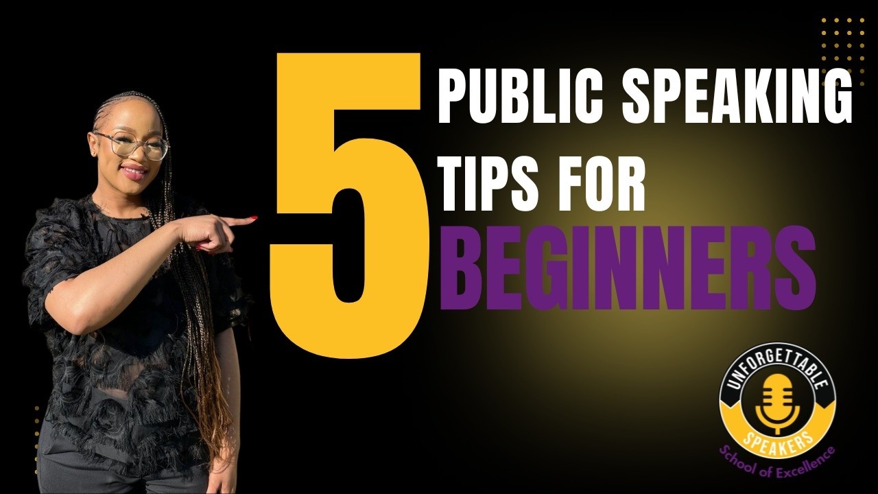 5 Public Speaking Tips for Beginners 🎤