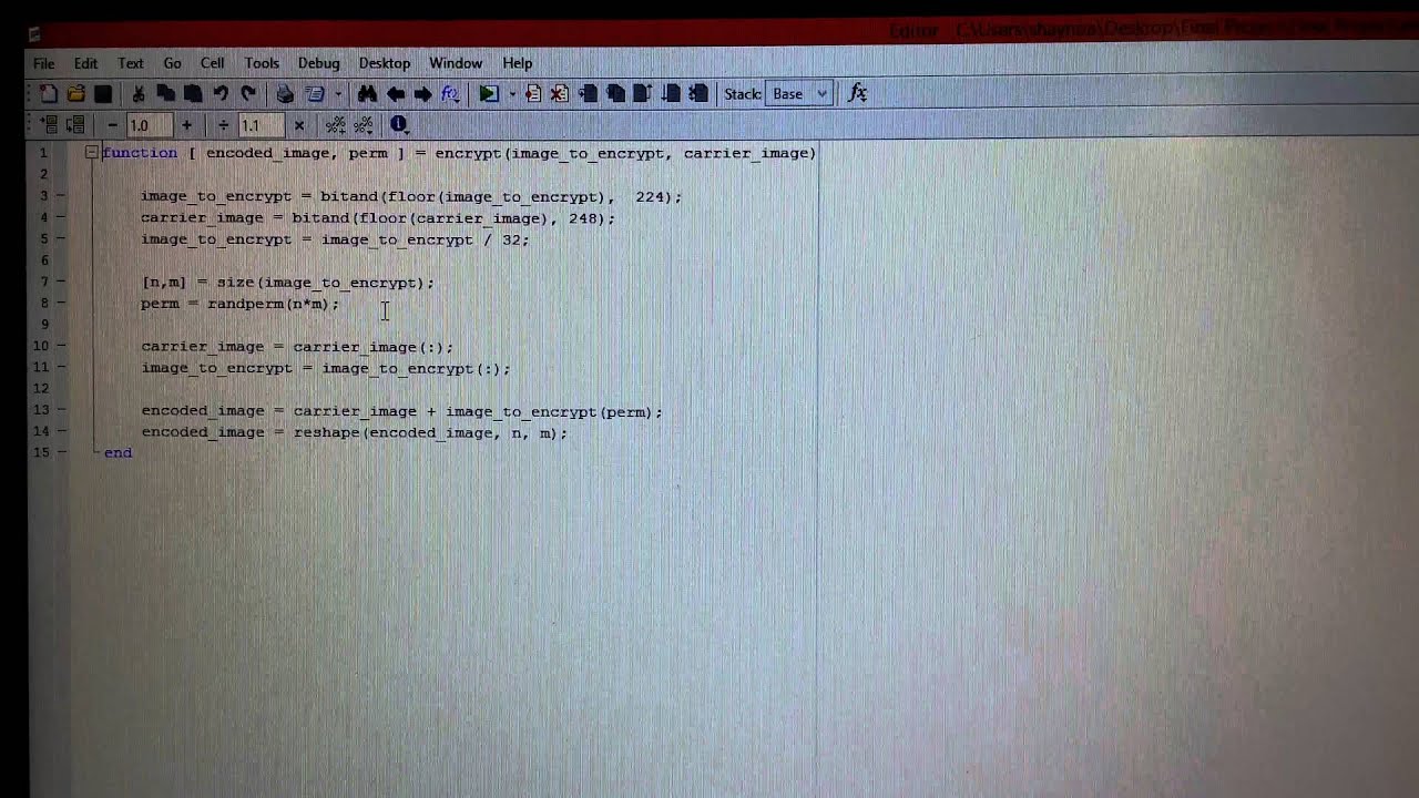 Image Encryption Techniques Using MATLAB