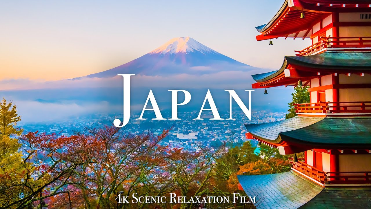 Japan 4K Scenic Relaxation with Calming Music 🇯🇵