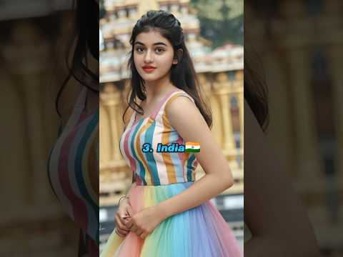 Top 10 Most Asian Beautiful Girls From Different Countries 🥰💜 #shorts #beautiful #girl #asian