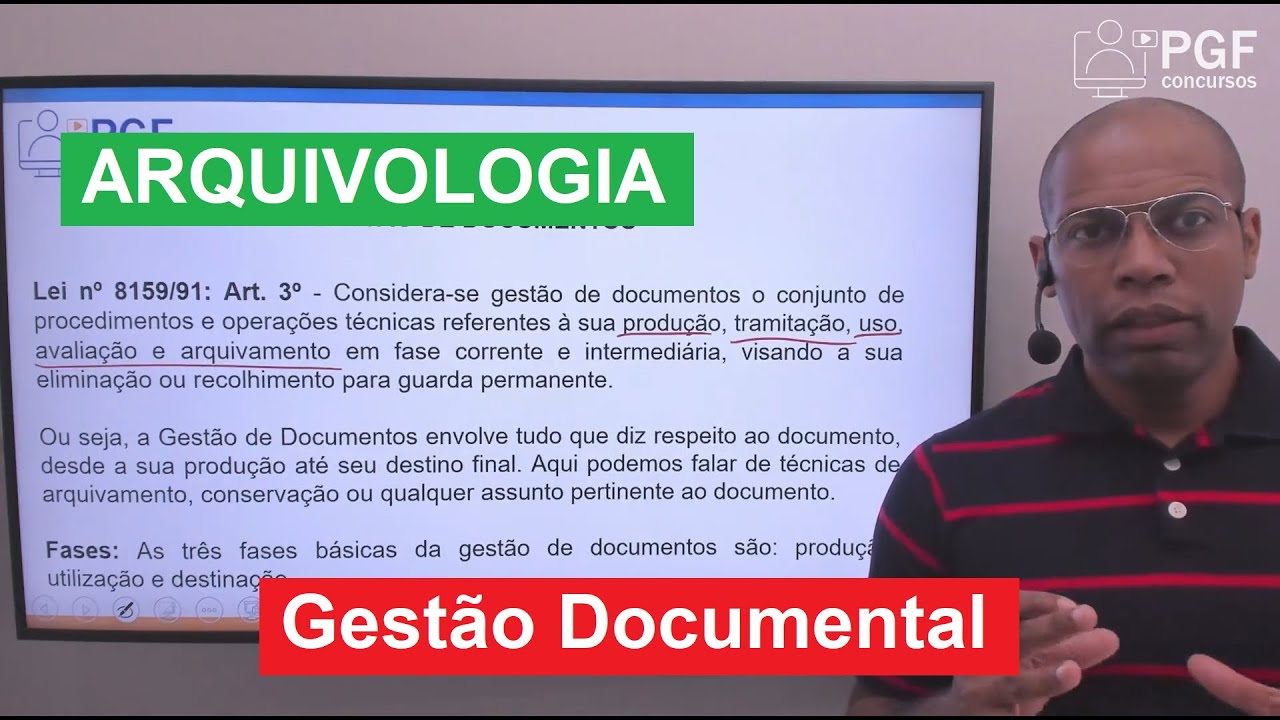 Arquivologia para concursos: Gestão Documental