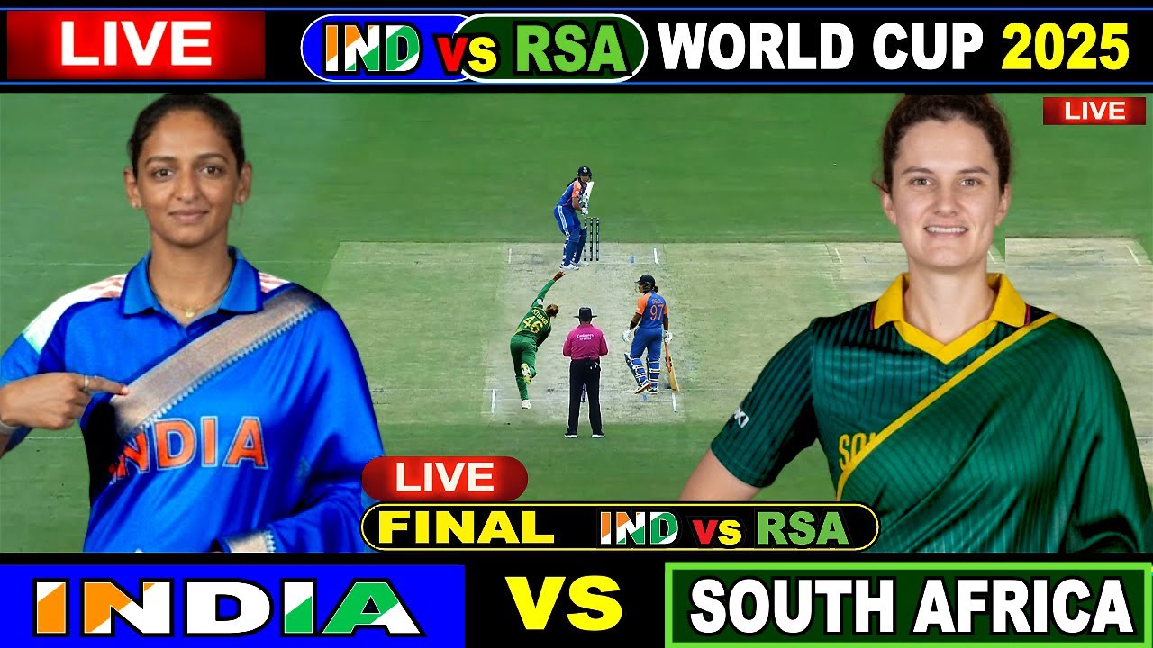 Live Cricket Final Today: India Women vs South Africa Women 🏆 | World Cup 2025
