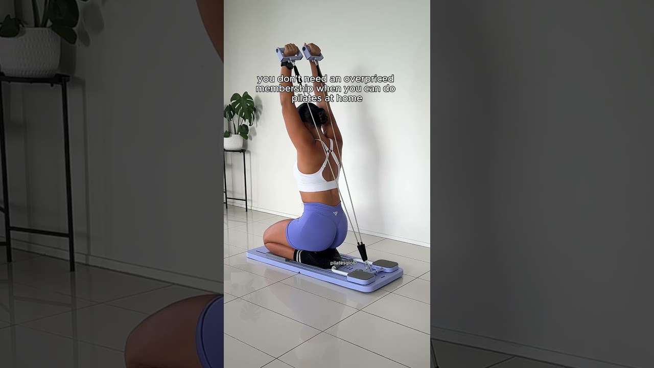 This pilates board changed my home workouts! #pilatesboard #pilates #pilatesworkout #homeworkout