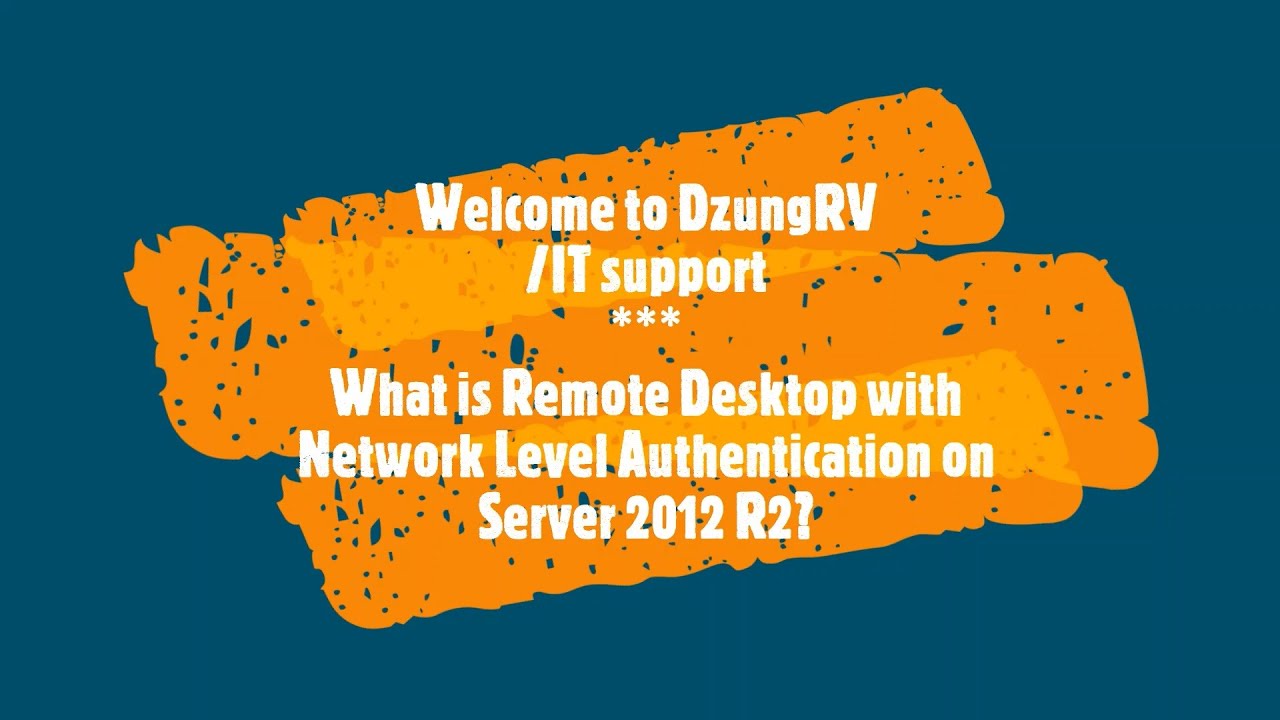 Enable/Disable NLA for Remote Desktop on Server 2012 R2