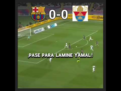 Barcelona vs Elche 💙❤️⚽🔥 Lamine Yamal Goal after Elche Mistake 🐐