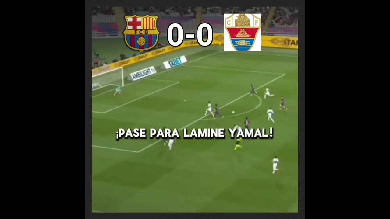 Barcelona vs Elche: Lamine Yamal Scores Stunning Goal After Mistake ⚽🔥