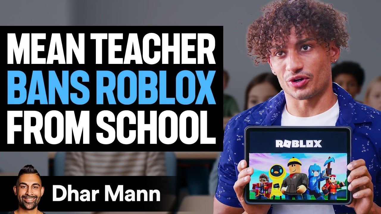 Mean Teacher Bans Roblox at School 🚫 | Foltyn's Real-Life School Drama