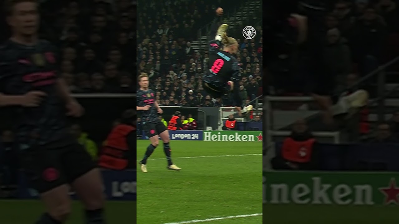 Erling Haaland's Incredible Goal - Man City Star Shines Bright! ⚽️
