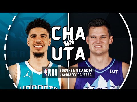 CHARLOTTE HORNETS vs UTAH JAZZ | FULL GAME HIGHLIGHTS | January 15, 2025 | 2024-25 Season
