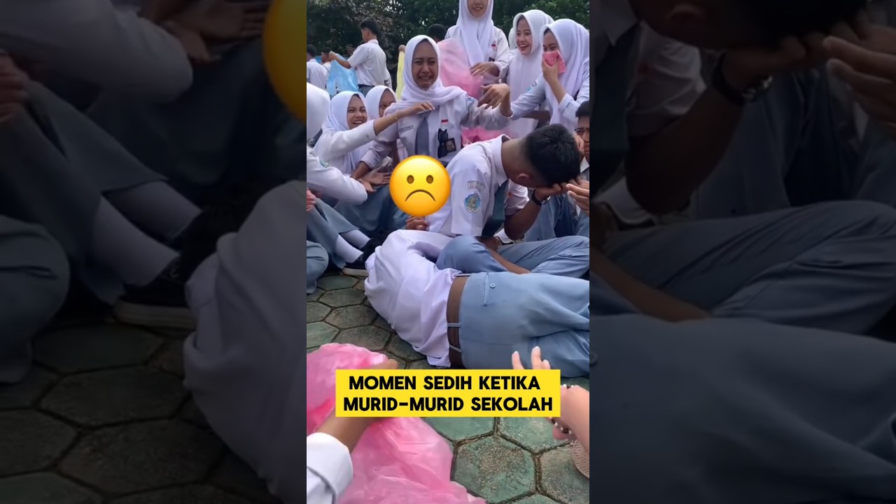 Momen Sedih Perpisahan Sekolah 😢