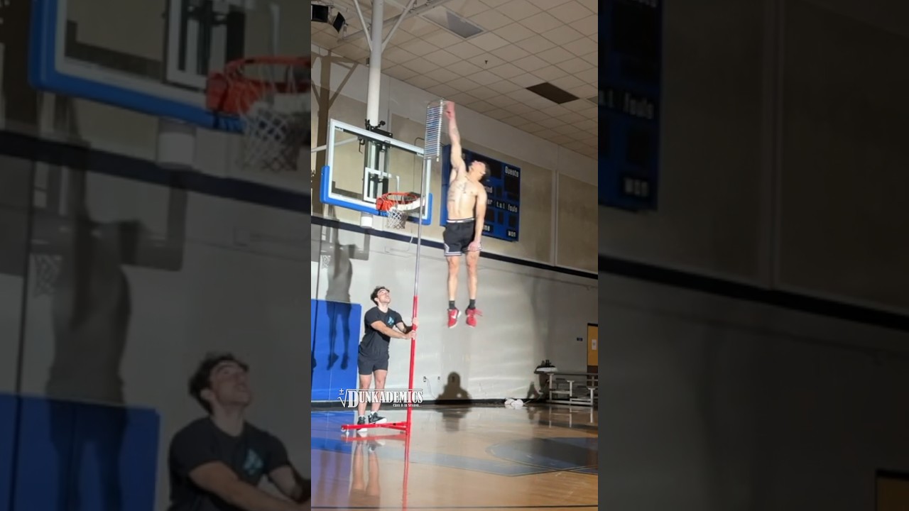 Isaiah Rivera Breaks Vertical Jump Record 🏀