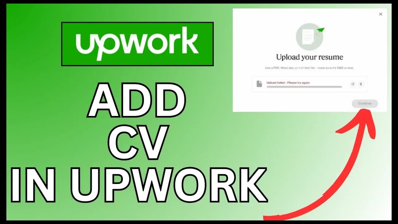 How to Add CV in Upwork 2024?