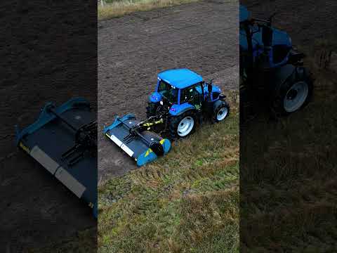 Ground work: LS Tractor MT7.101 with Spading Machine in Action 🚜💥 #lstractor #agriculture #farming