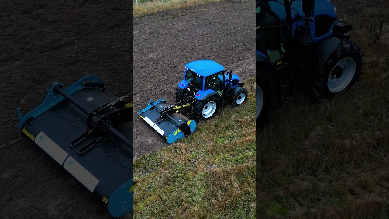 Transform Hard Soil with the LS Tractor MT7.101 & Spading Machine 🚜