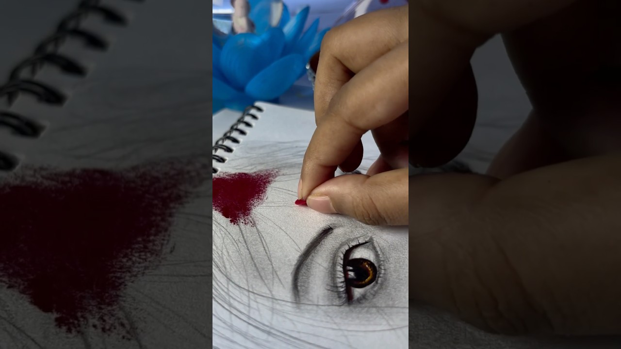 Bengali Girl Drawing with Sindoor 🌸