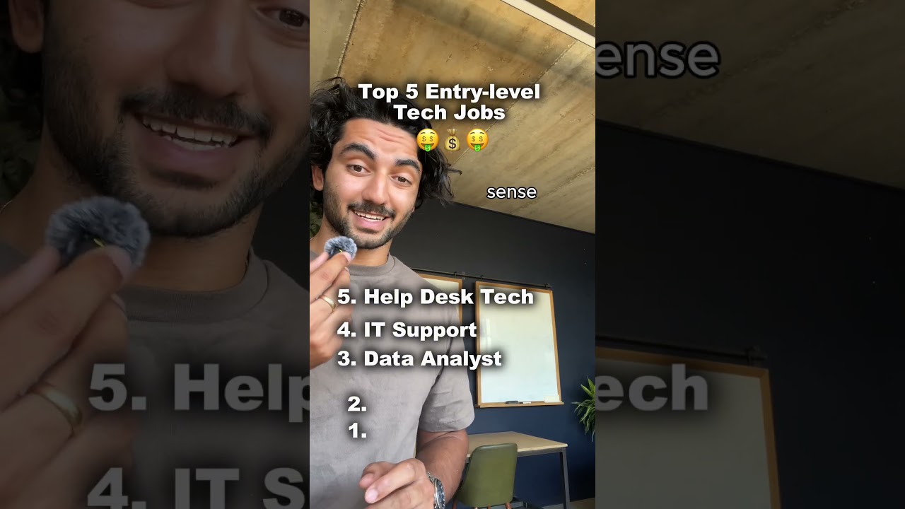 Top 5 Entry-Level Tech Jobs in 2025 🚀