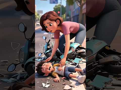 Jatuh Karna Pakai Motor Listrik Mamah! #shorts #animasi #kartun