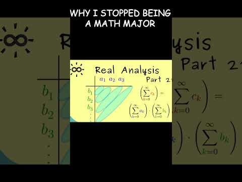 why i stopped being a math major #mathematics #realanalysis