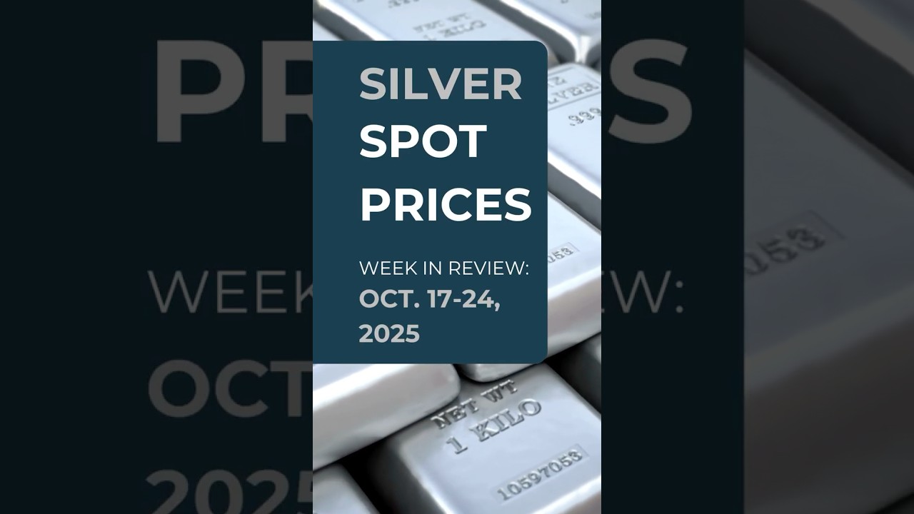 Silver Price Recap: Week of October 24, 2025