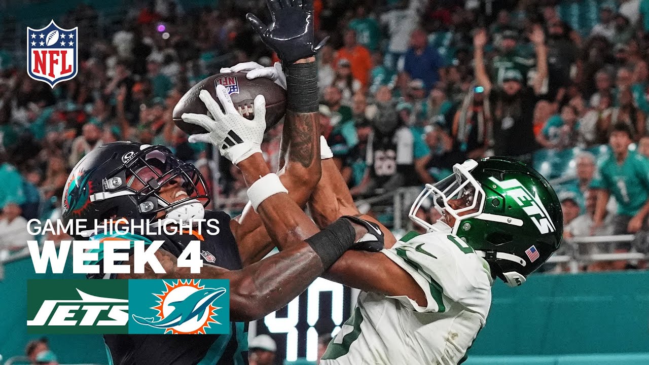 Jets vs Dolphins Week 4 Highlights | 2025 NFL Season π