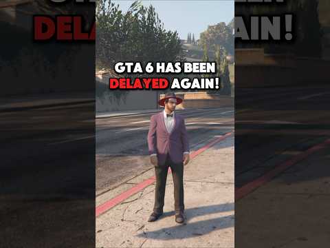 Rockstar Games Confirms GTA 6 Delay — Now Coming November 19, 2026 ‼️ #gtav #gta5online #gta5 #gta6