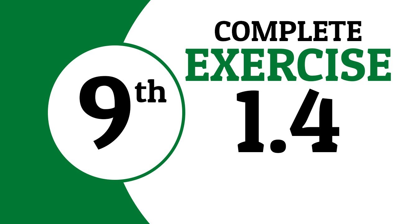 9th Class Math Exercise 1.4 | Waqas Nasir 📚