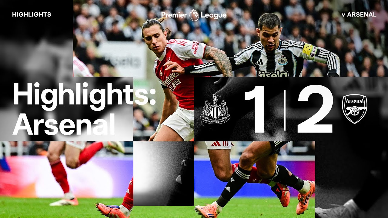 Newcastle United 1-2 Arsenal | Premier League Highlights