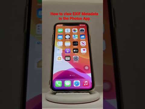 IOS 15 Features iOS 15: How to View EXIF Metadata in the Photos App #shorts