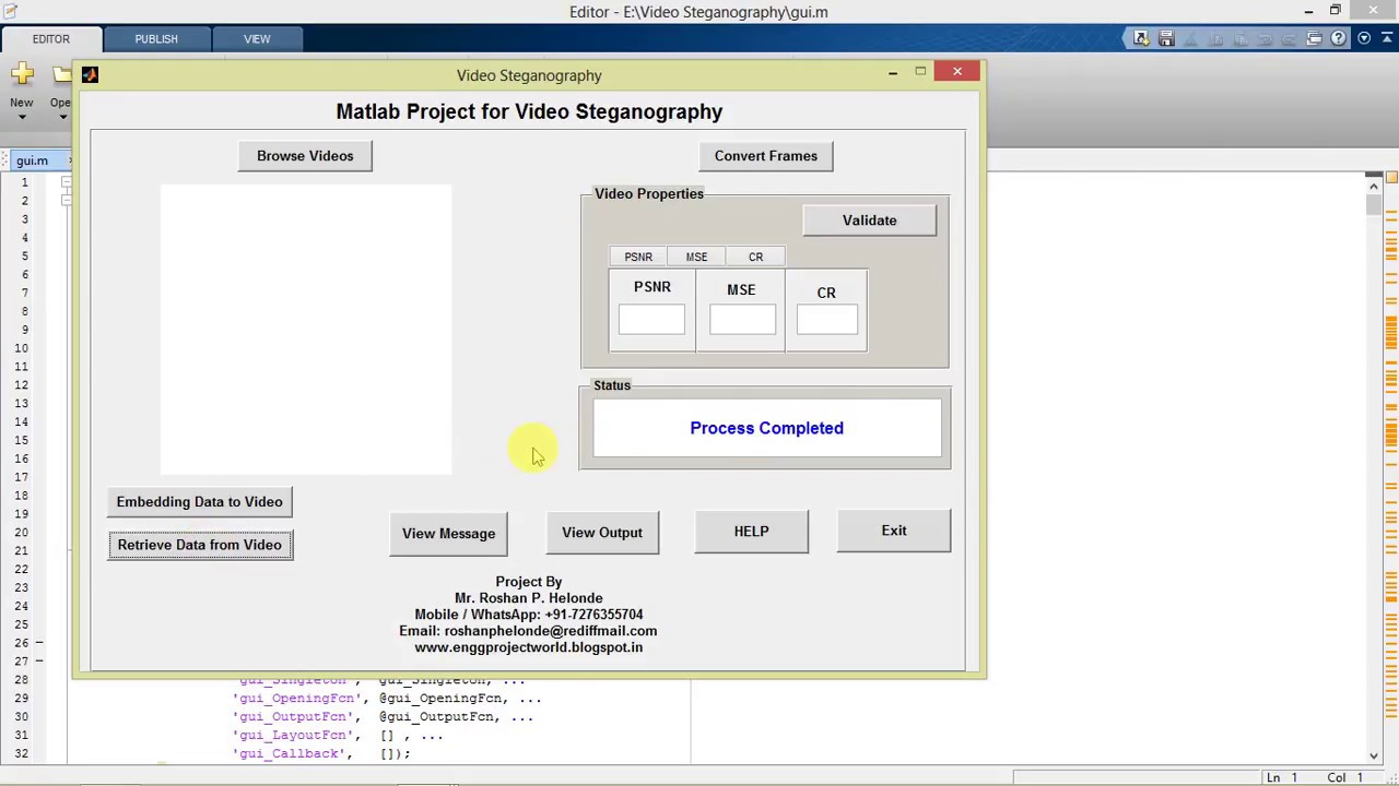 Ultimate Guide to Video Steganography in MATLAB π₯ | Complete Source Code & IEEE Project