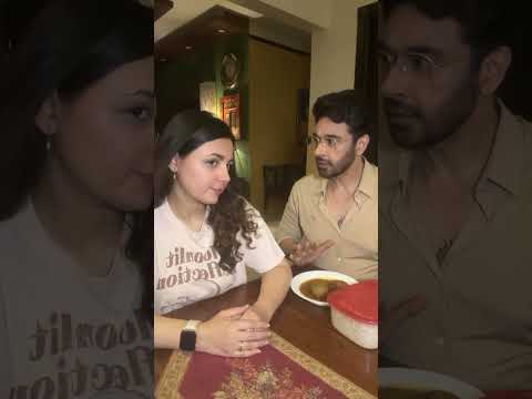 Faisal Qureshi and his wife funny Video #viralshorrts#shortsfeed