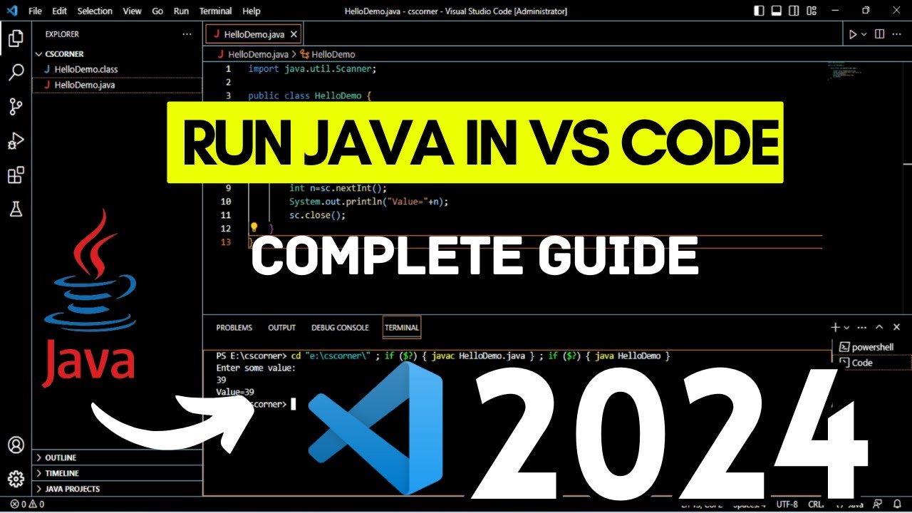 How to Create & Run Java Programs in Visual Studio Code (2024) 🚀