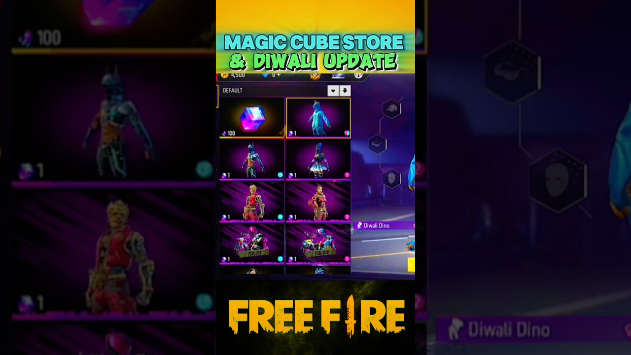 Free Fire Diwali Magic Cube Store Update 🪔