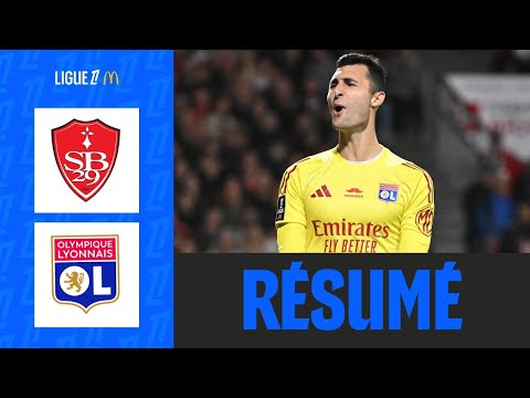 RÉDUIT à 10 pendant 80 min, l'OL TIENT TÊTE à Brest | 11ème journée - Ligue 1 McDonald's 25/26