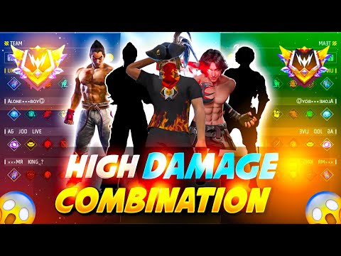 2025 HIGH DAMAGE COMBINATION | best character skill for cs rank | Cs rank best character skill |