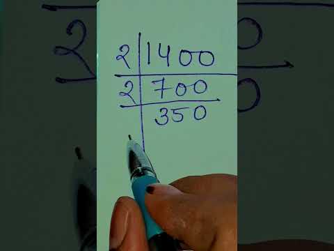 prime factors of 1400