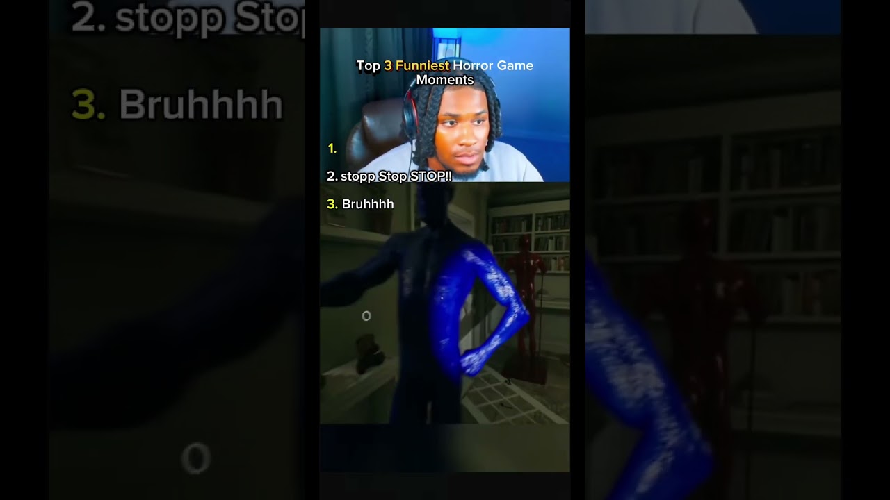 Top 3 Funniest Horror Game Screams π